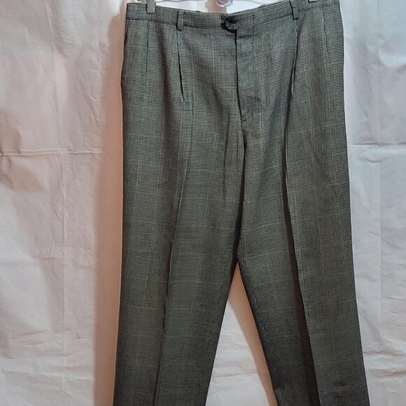 Securo Slax, Not Worn, Houndstooth, US Patent # 3723993, Men's size 36x31 Pants - Picture 1 of 7